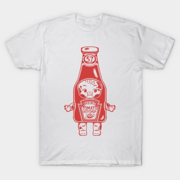 Ketchup Kewpie T-Shirt by The Gumball Machine